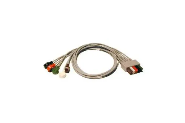 Mindray USA - 0012-00-1261-02 - Ecg Lead Wire 24 Inch, 5 Lead, Snap