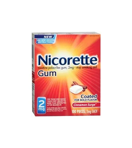 Glaxo Consumer Products - Nicorette - 00135046602 - Stop Smoking Aid Nicorette 2 mg Strength Gum