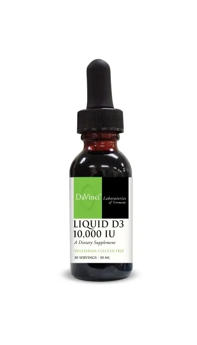 DaVinci - 0200553.030 - Vitamin D3 10,000 IU Liquid - Bottle of 30 Serv.