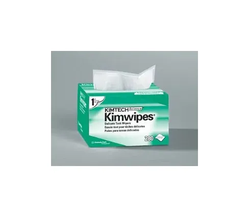 Fisher Scientific - Kimtech Science Kimwipes - 066661A - Delicate Task Wipe Kimtech Science Kimwipes Light Duty White Nonsterile 1 Ply Tissue 11-4/5 X 11-4/5 Inch Disposable