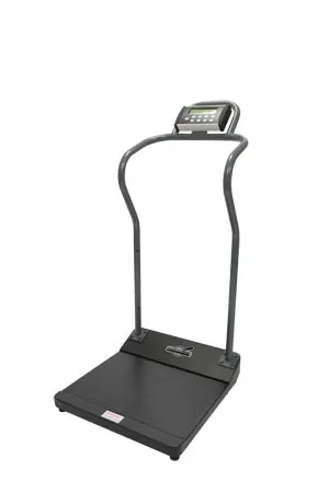 Health O Meter Professional - 3001KL-AM - Digital Patient Platform Scale with Handrails, Antimicrobial, 1000 lb/454 kg Capacity, Platform Dimension, Handrail Width (Power Adapter not included) (DROP SHIP ONLY)