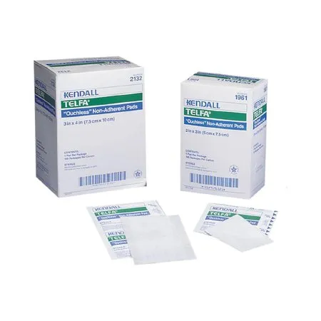 Cardinal - Telfa Ouchless - 2891 -  Non Adherent Dressing  3 X 8 Inch NonSterile Rectangle