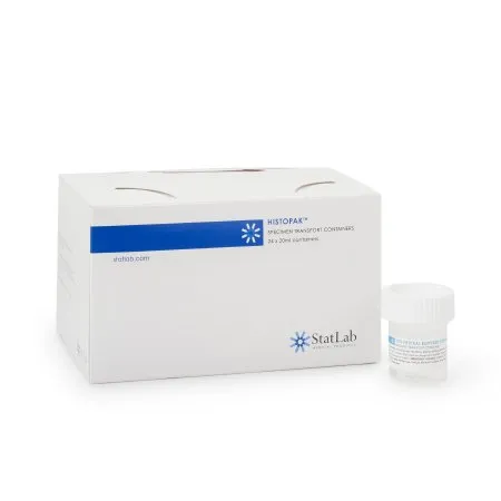 StatLab Medical Products - NB0507 - StatClick Prefilled Formalin Container StatClick 10 mL Fill in 20 mL (0.67 oz.) Screw Cap Warning Label NonSterile