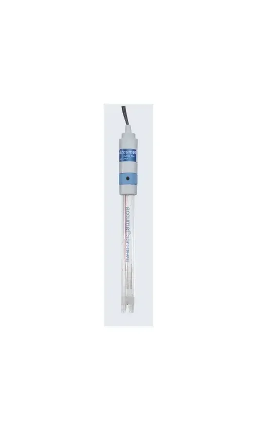Fisher Scientific - 13620AP55 - Fisher Scientific Accumet Ph/atc Probe -5° To 80°c Operating Temperature, Single Junction, Bnc/atc Connector, Ag/agcl Internal Reference, 0 To 14 Ph Range, Saturated Kcl With Agcl. Kcl Filling Solution, Mercury-free, 1 Year