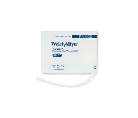 Welch Allyn - Trimline - 39004 - Single Patient Use Blood Pressure Cuff Trimline 27.5 To 36.5 Cm Arm Polypropylene Cuff Adult Cuff
