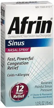 Bayer - Afrin Allergy Sinus - 04110081127 - Sinus Relief Afrin Allergy Sinus 0.05% Strength Nasal Spray 15 mL