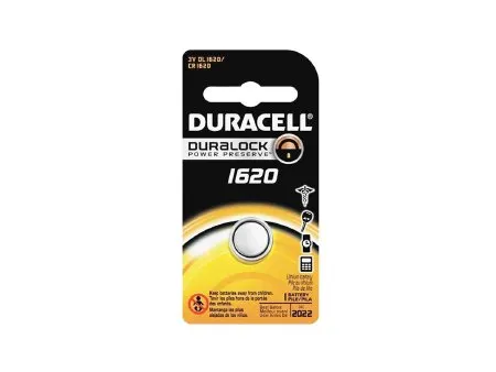 Duracell - DL1620BPK - Lithium Battery Duracell Cr1620 Coin Cell 3v Disposable 1 Pack