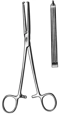 Sklar - 90-2590 - Hysterectomy Clamp Sklar Gwilliam 8 Inch Length Stainless Steel