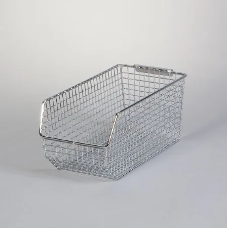 Health Care Logistics - Stack & Hang - 18925 - Storage Bin Stack & Hang Chrome Wire Mesh 4-7/16 X 4-3/4 X 10-5/16 Inch