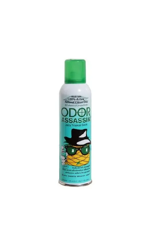 Jay Manufacturing - Odor Assassin - 124950 - Air Freshener Odor Assassin Liquid 6 Oz. Can Tropical Scent
