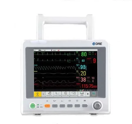 Dre Equipment - Waveline EZ - 60145T10RS - Patient Monitor Waveline Ez Vital Signs Monitoring Type Ecg, Nibp, Respiratory, Spo2, Temperature Ac Power