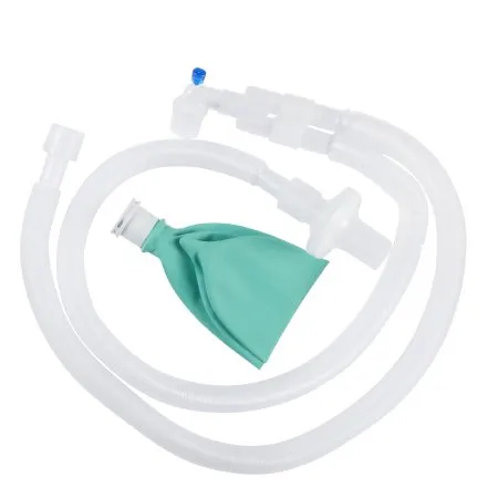 McKesson - 16-D96P - Mckesson Anesthesia Breathing Circuit Expandable Tube 96 Inch Tube Dual Limb Pediatric 1 Liter Bag Single Patient Use
