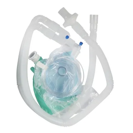 McKesson - 16-D96M3 - Mckesson Anesthesia Breathing Circuit Expandable Tube 96 Inch Tube Dual Limb Adult 3 Liter Bag Single Patient Use