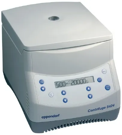 Fisher Scientific - Eppendorf Model 5424 - 0540392 - Microcentrifuge Eppendorf Model 5424 Fixed Angle Rotor 15,000 Rpm Max Speed / 21,130xg Max Rcf