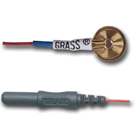 Natus Medical - Genuine Grass - FS-E5GH-120 - EEG Cup Electrode Genuine Grass Gold Cup Non-Radiolucent 10 per Pack