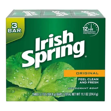 RJ Schinner - Irish Spring - 114177 - Co  Soap  Bar 3.75 oz. Individually Wrapped Original Scent