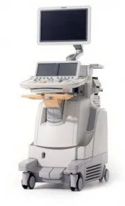 Global Medical Imaging - Philips iE33 - 125029 - Ultrasound System Philips Ie33 Digital E Cart, Tilt/rotate Adjustable Monitor, Trackball, 3 Probe Ports, 2 Cm Minimum Depth Of Field, 30 Cm Maximum Depth Of Field, 1 To 39 Cm (transducer Dependent) Displaye
