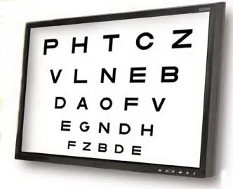 Lombart Instruments - CP0LOCVSEFG - Eye Chart Lombart 20 Foot Distance Acuity Test