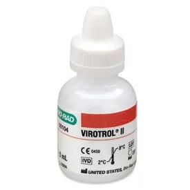 Bio-Rad Laboratories - Virotrol II - 00104B - Unassayed Control Virotrol II HBs and HAV Antibodies Single Level  Class B 1 X 5 mL