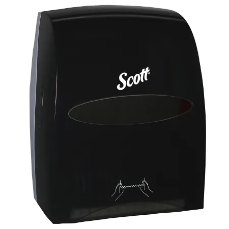 Kimberly Clark - Scott Essential - 46253 - Paper Towel Dispenser Scott Essential Smoke Plastic Manual Pull 1 Roll Wall Mount