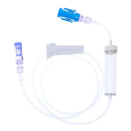 Icu Medical - ChemoLock - CL3020 - Secondary IV Administration Set ChemoLock Gravity 1 Port 20 Drops / mL Drip Rate Without Filter 40 Inch Tubing Chemotherapy Medication