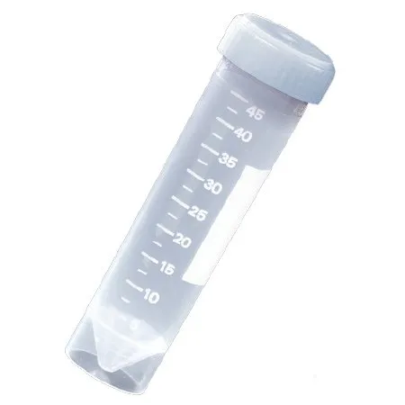 Globe Scientific - From: 6255 To: 6255MF - Transport Tube, With Separate Screw Cap, Pp, Printed Graduations, Conical Bottom, Self standing