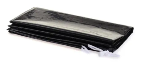 Medline - SYP404025BL - Trash Bag Medline 40 Gal. Black Ldpe 2.5 Mil 40 X 40 Inch Flat Pack
