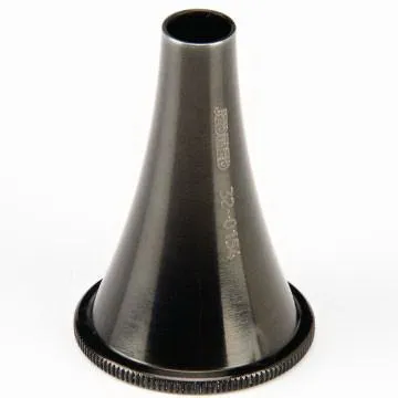 Jedmed Instrument - 32-0153 - Ear Speculum Tip Round Tip Size 3 Ebonized 5 Mm Reusable