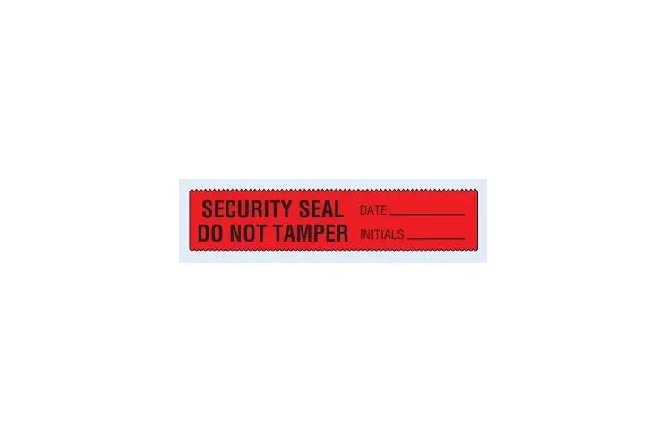 Shamrock Scientific - EL-11 - Security Seal Label 1-3/8 X 6-5/8 Inch