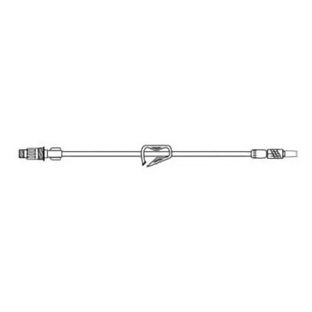 MedSource International - MS-83092 - IV Extension Set Needle-Free Port 8 Inch Tubing Without Filter