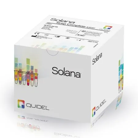 Quidel - Solana Strep Complete - M305 - Respiratory Test Kit Solana Strep Complete Molecular Diagnostic Group A B-hemolytic Streptococcus and Pyogenic Group C/G Strep Throat Swab Sample 48 Tests CLIA Moderate Complexity