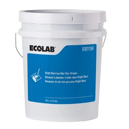 Ecolab - Bright Blast - 6101154 - Floor Stripper Bright Blast Liquid 5 gal. Pail Solvent Scent