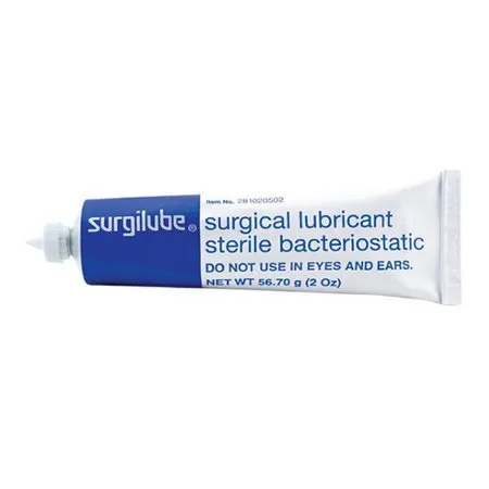 HR Pharmaceuticals - Surgilube - 281020502 -  Lubricating Jelly Carbomer free  2 oz. Tube Sterile
