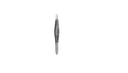 V. Mueller - Snowden-Pencer Diamond-Points - 32-5508 - Micro Tissue Forceps Snowden-Pencer Diamond-Points Castroviejo 4 Inch Length Surgical Grade Plastic NonSterile Ratchet Lock Spring Handle Fine Double Action  Fine  9 mm Micro Jaws
