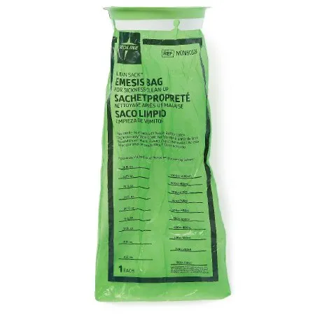 Medline - Clean Sack - NON80329 - Emesis Bag Clean Sack 36 oz. Green