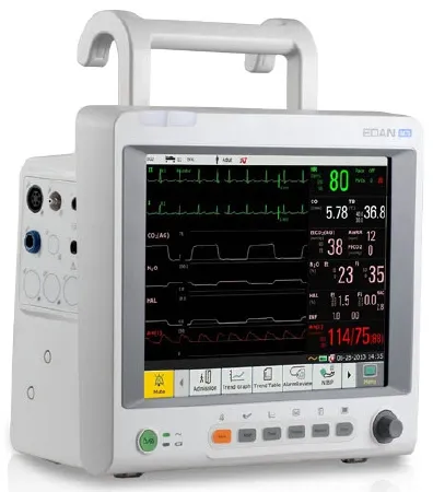 Auxo Medical - Edan iM70 - AM-IM70P - Refurbished Patient Monitor Edan Im70 Vital Signs Monitoring Type Ecg, Nibp, Respiratory, Spo2, Temperature Ac Power / Battery Operated