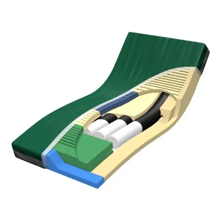 Span America - PressureGuard Span-Care Convertible - SC803629 - Bed Mattress PressureGuard Span-Care Convertible Air Therapy Mattress 7 X 36 X 80 Inch