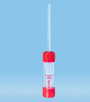 Sarstedt - Microvette 200 - 20.1290.100 - Microvette 200 Capillary Blood Collection Tube Clot Activator Additive 200 µl Screw Cap Polypropylene Tube