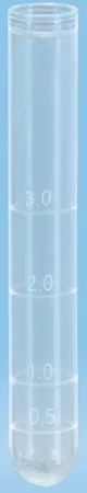 Sarstedt - 55.526.045 - Test Tube Round Bottom Plain 12 X 75 Mm 5 Ml Without Color Coding Snap Cap Polypropylene Tube
