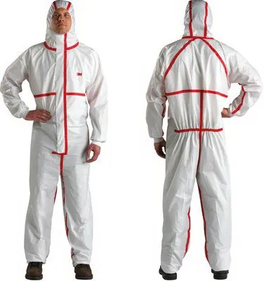 3M - 4565-BLK-4XL - Coverall, 4XL, White, Disposable, 25/cs (Continental US+HI Only)