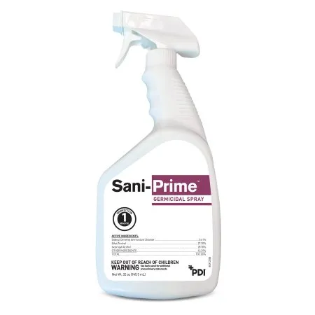 Professional Disposables - Sani-Prime - X12309 - Sani-Prime Surface Disinfectant Cleaner Germicidal Pump Spray Liquid 32 Oz. Bottle Alcohol Scent Nonsterile