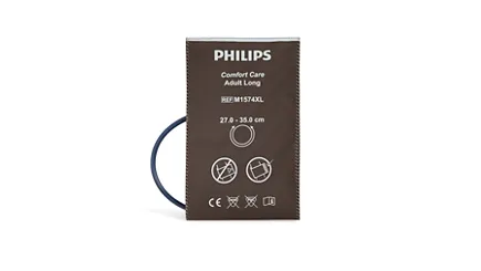 Philips Healthcare - 989803191311 - Reusable Blood Pressure Cuff Philips 27 To 35 Cm Arm Nylon Cuff Adult Long Cuff