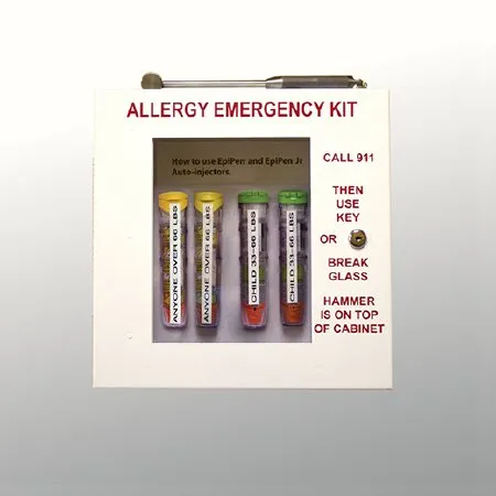 Illinois Supply - EN9337 - Allergy Emergency Kit Lunchroom/Corridor Cabinet