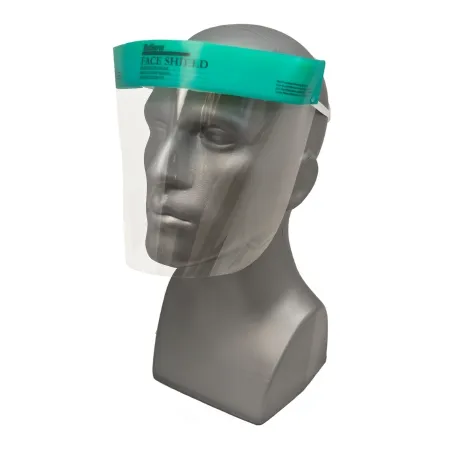 MedSource International - MS-12100 - Face Shield One Size Fits Most Full Length Anti-fog Disposable NonSterile