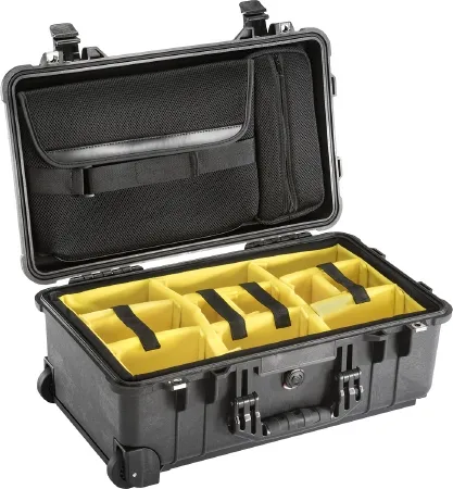 Thomas Transport Packs / EMS - Pelican Studio Case 1510SC - 1510SC-BLACK - Hard Case Pelican Studio Case 1510sc Black 22 X 13.81 X 9 Inch