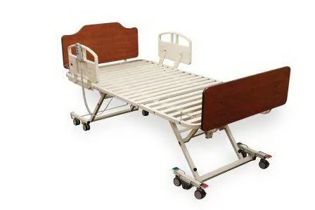 N.O.A. Medical Industries - From: 1050011BEI-T To: 1050013BEI-T - Twin Elite Riser Electric Bed Twin Elite Riser Long Term Care 84 Inch Length Ribbed Steel Deck 7 1/2 to 28 Inch Height Range