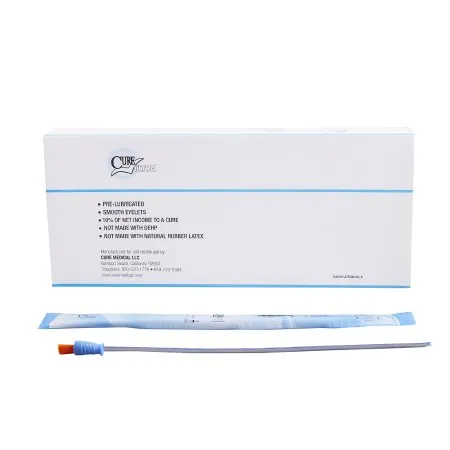 Convatec Cure Medical - Cure Ultra - ULTRAM16C - Cure Medical  Urethral Catheter  Coude Tip Lubricated PVC 16 Fr. 16 Inch