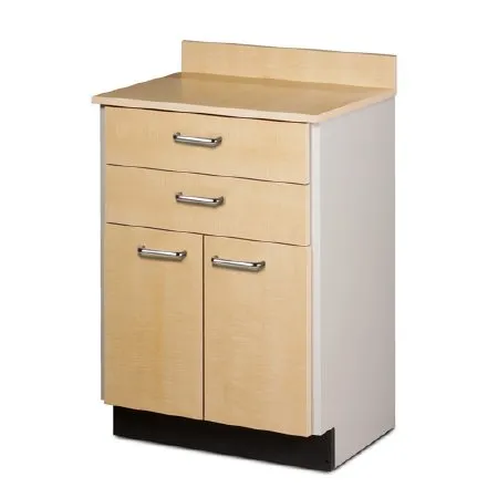 Clinton Industries - 8822-0GR-1GR-2GR-5C - Treatment Cabinet Laminate 2 Drawers 1 Shelf