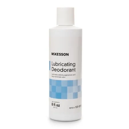 McKesson - 137-5721 - Lubricating Ostomy Appliance Deodorant Lubricating 8 oz. Squeeze Bottle Unscented