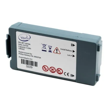 R & D Batteries - BPT - 6102-A - Diagnostic Battery Bpt 12v, Rechargeable For Heartstart Frx / Onsite / Hs1 / Home Defibrillator